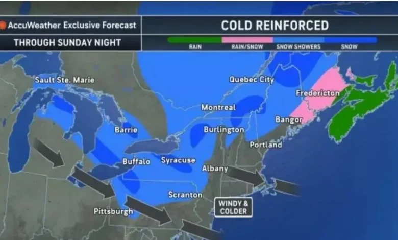 New Jersey weather forecast as state set to be blasted with freezing temperatures and 1,000-mile snow bomb