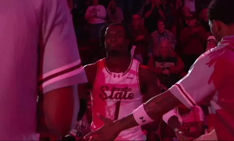 New Mexico State hoops rolls past Samford to 4-0