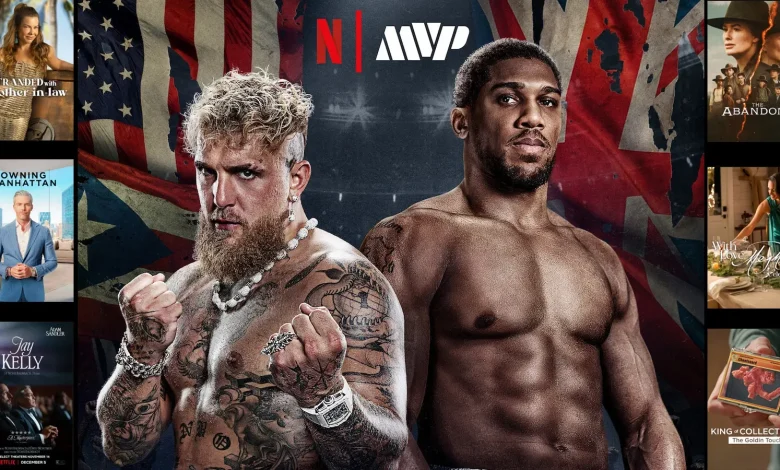 New On Netflix In December: 'The Abandons, Cover-Up, Knives Out,' The NFL, Paul vs. Joshua, And More