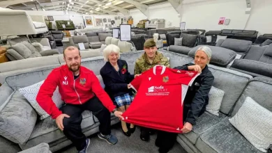 New kit for football team in Wrexham that brings together veterans from across the county