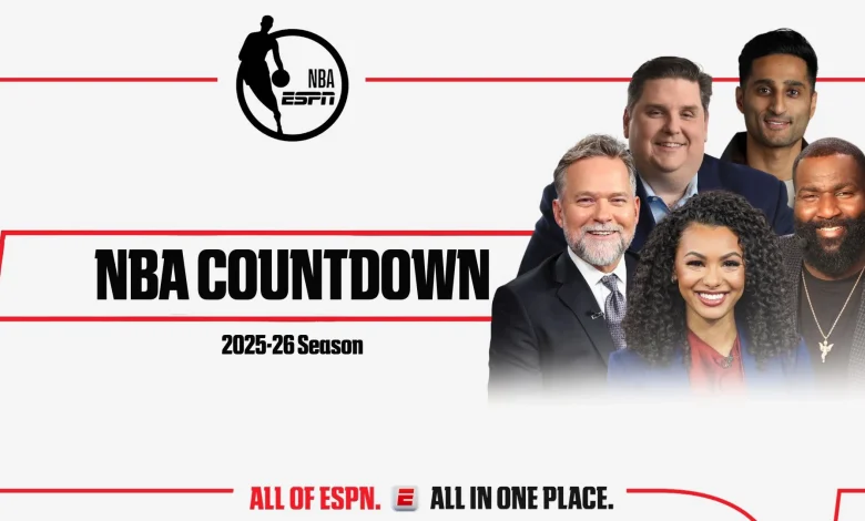 New-look ESPN NBA Countdown team to debut November 19