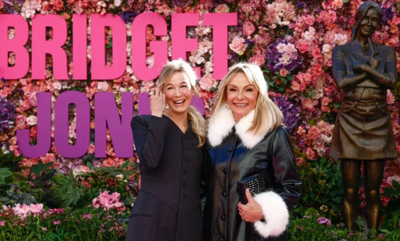 New statue of Bridget Jones joins other film icons in London’s Leicester Square