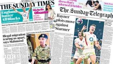 Newspaper headlines: End of 'golden ticket' asylum rules and Labour leadership talk
