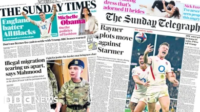 Newspaper headlines: End of 'golden ticket' asylum rules and Labour leadership talk