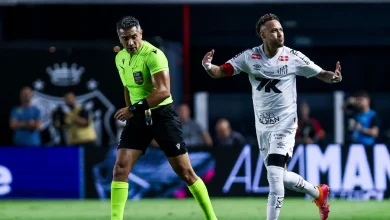 Neymar marcó su gol para Santos vs. Sport Recife, en el Brasileirao