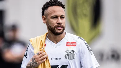 Neymar não é relacionado e está fora de jogo entre Santos e Palmeiras