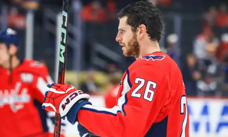 Nic Dowd, Tom Wilson, and Connor McMichael’s availability against Blue Jackets ‘to be determined’