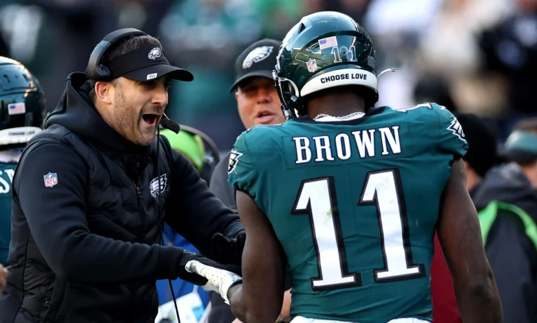 Nick Sirianni is "close to being done" answering A.J. Brown questions