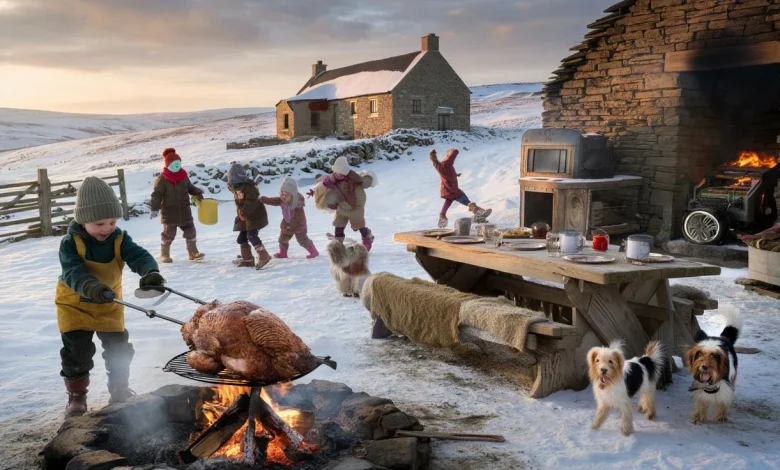 Nine kids, a 40lb turkey and a broken oven: could your Christmas survive Amanda Owen’s rules?