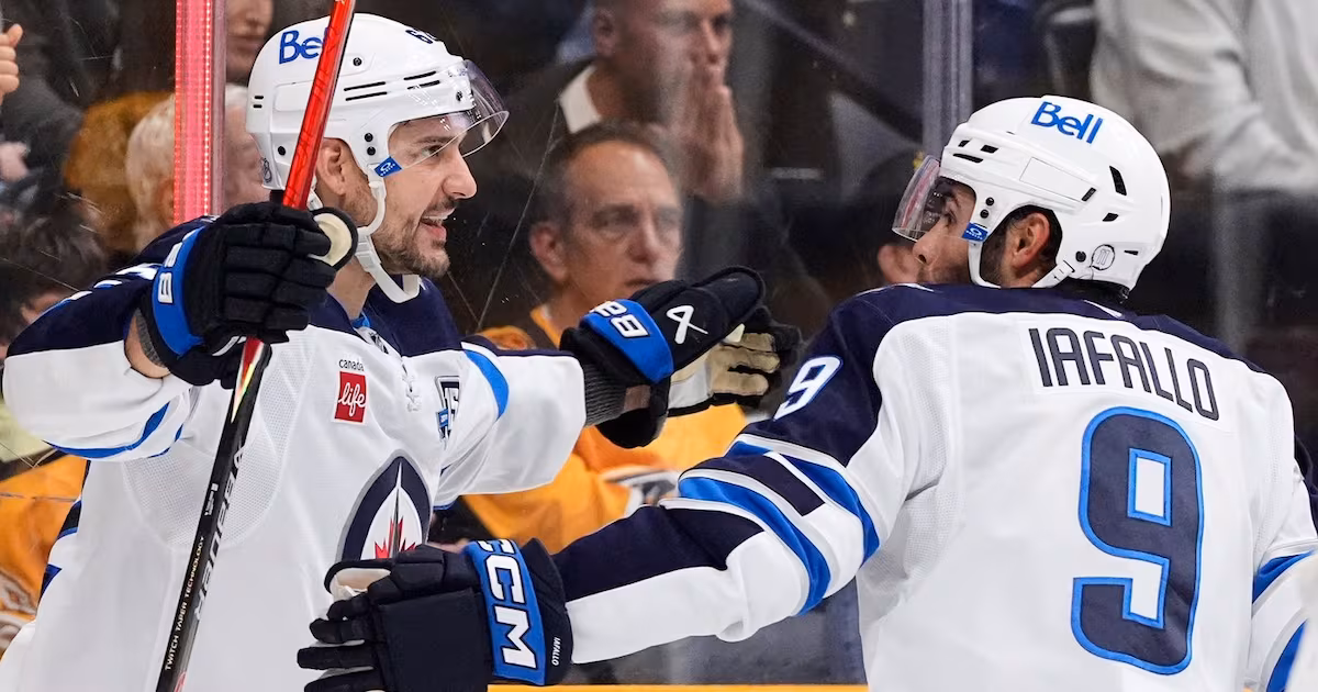 Nino Niederreiter scores twice in Winnipeg Jets’ victory over Nashville Predators