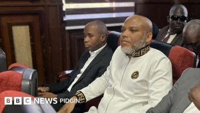 Nnamdi Kanu found guilty: Justice James Omotosho call Ipob leader international terrorist, find Kanu guilty of terrorism