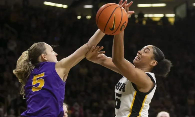 No. 21 Iowa at UNI women's basketball glance: Time, TV, notes