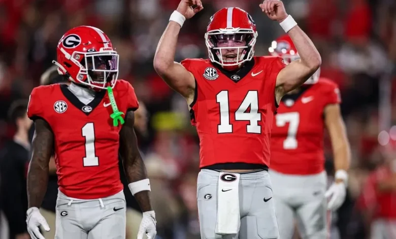 No. 4 Georgia will pit Stockton against No. 23 Georgia Tech's King in showdown of tough quarterbacks