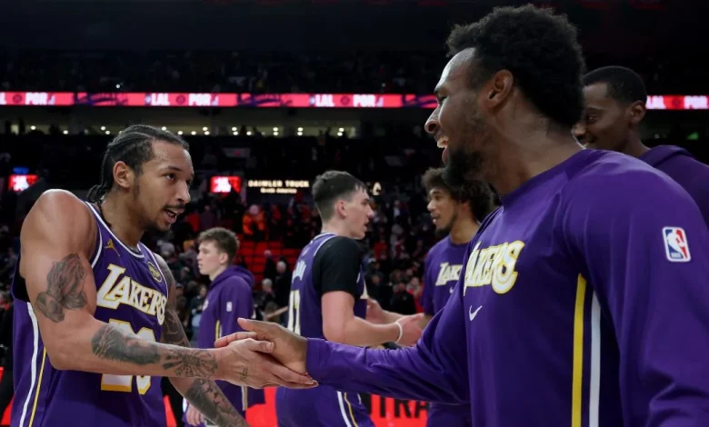 No Big 3, no problem: Nick Smith Jr. helps lead Lakers to win over Portland