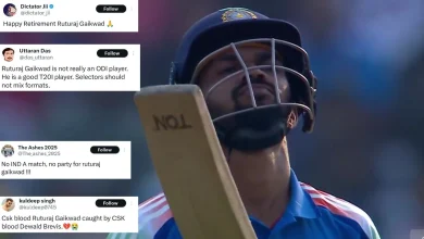 'No India A match, no party' - Fans brutally roast Ruturaj Gaikwad after failure on ODI comeback