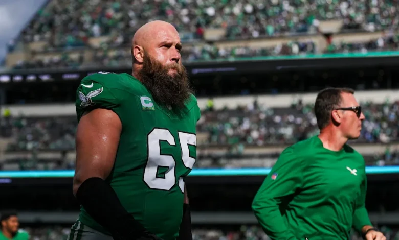 No injury designations for Lane Johnson, Cam Jurgens