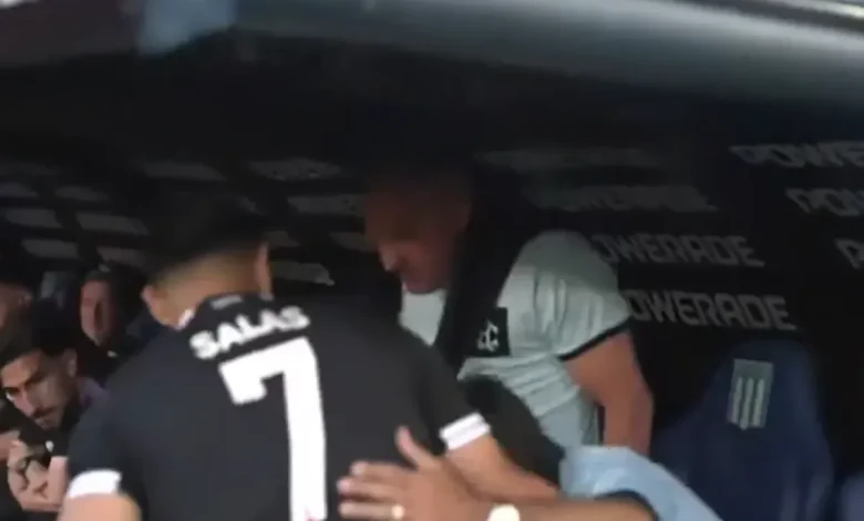 No se vio: el saludo de Salas con Costas en la previa del River vs. Racing