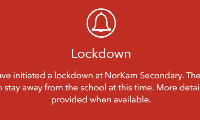 NorKam Secondary on Lockdown