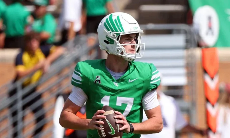 North Texas-QB and Coach Football