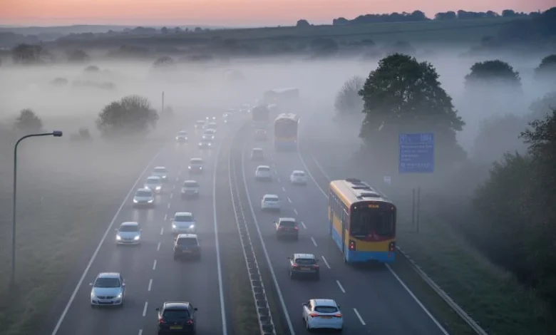 North West England and Yorkshire: Get Ready for Travel Delays as Thick Fog Hits Key Travel Routes, Prepare for Travel Chaos with Nine Hour Fog Warning Across the UK