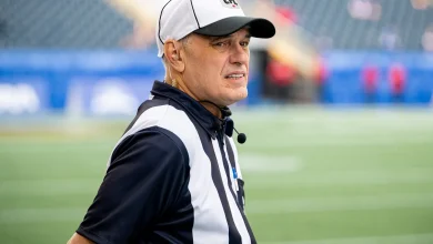 Not going anywhere: referee Andre Proulx dismisses retirement talk ahead of 112th Grey Cup