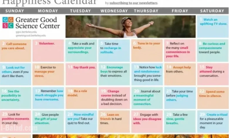 November 2025: Boost Your Happiness with This Monthly Guide