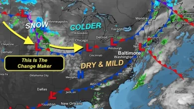 November 8 Mild Weekend With Rain Sunday Then Arctic Air And Mountain Snow Monday