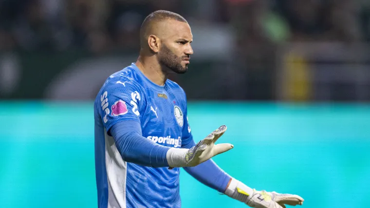 O que aconteceu com Weverton no corte em Grêmio x Palmeiras