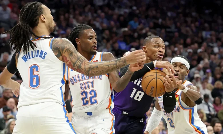 OKC Thunder rolls past Russell Westbrook, Sacramento Kings to open NBA Cup group play