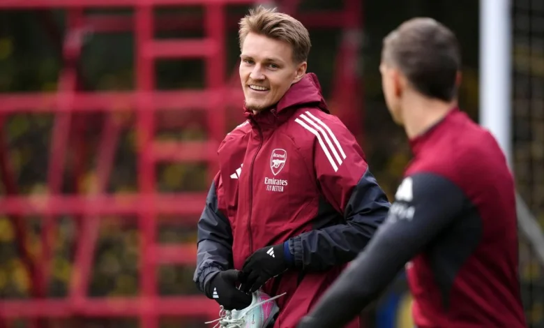 Odegaard set for Arsenal return against Bayern after nearly two months out injured
