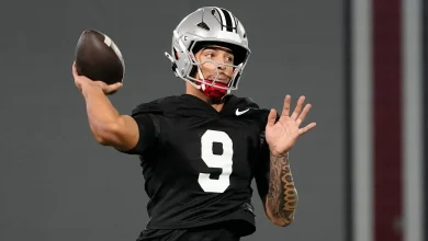 Ohio State freshman quarterback impressing head coach Ryan Day in practice