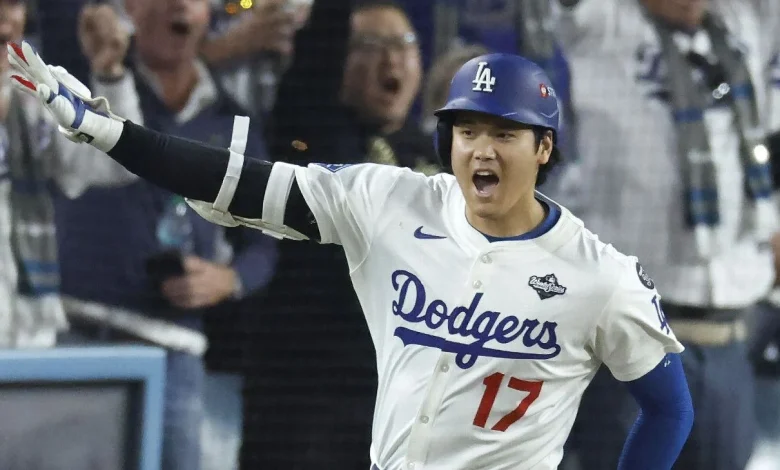 Ohtani unanimous NL MVP; 4th win in 5 seasons