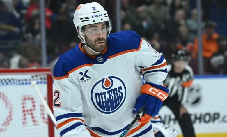 Oilers D-Man Evan Bouchard ‘Cannot Be Trusted’ Defensively, Says St. Louis Blues Legend