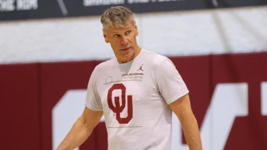Oklahoma coach Porter Moser discusses matchup with Gonzaga's elite frontcourt