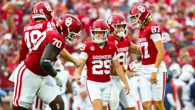Oklahoma kicker Tate Sandell's 'short shorts' should be a penalty, says Kirk Herbstreit
