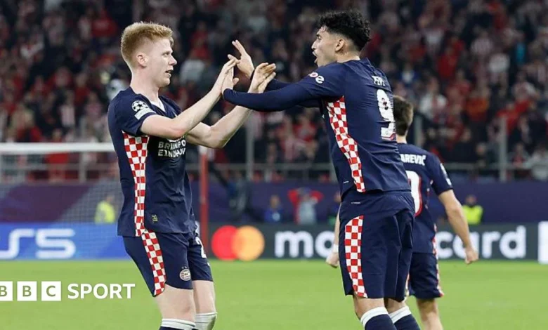 Olympiakos vs PSV: UEFA Champions League stats & head-to-head