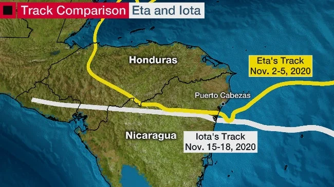 On This Date: Hurricane Eta Strikes Nicaragua, First Of Two Cat 4s
