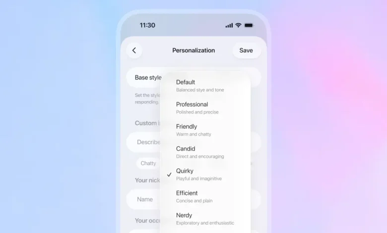 OpenAI says the brand-new GPT-5.1 is ‘warmer’ and has more ‘personality’ options