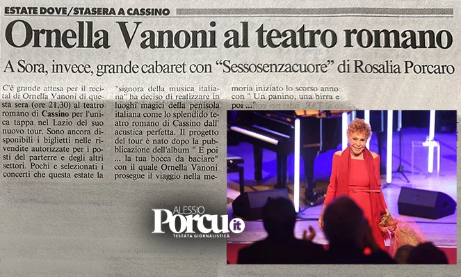 Ornella, la Signora dell’ironia che al Teatro Romano lasciò una scia di vita