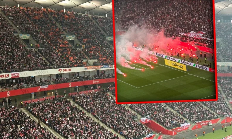 Oto dlaczego kibole wyszli ze stadionu w 63. minucie meczu Polska - Holandia Reprezentacja Polski