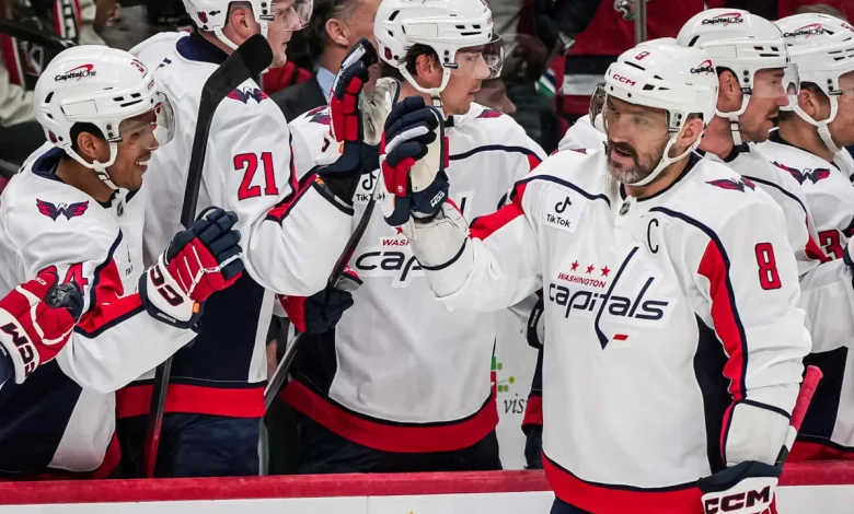 Ovechkin, Capitals end Hurricanes' 4-game winning streak