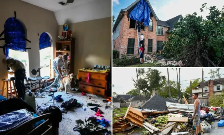Over 100 homes damaged by tornado in Texas, devastating photos show