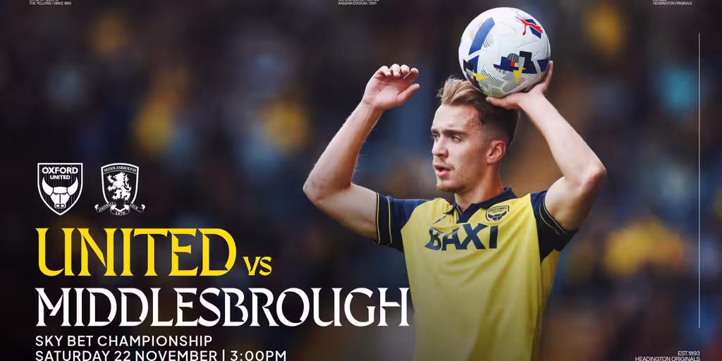 Oxford United vs Middlesbrough | Match Preview