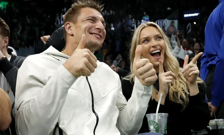 PIC: Rob Gronkowski’s Girlfriend Camille Kostek’s Blue Bikini Photoshoot in Freezing Snow Resurfaces in Latest SI Swimsuit Throwback