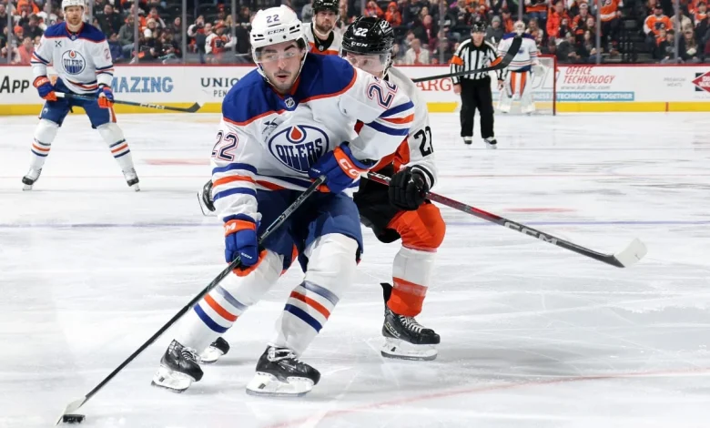 PROJECTED LINEUP: Oilers at Flyers