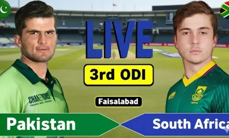 Pakistan vs South Africa Live Score, 3rd ODI: South Africa Opt To Bat