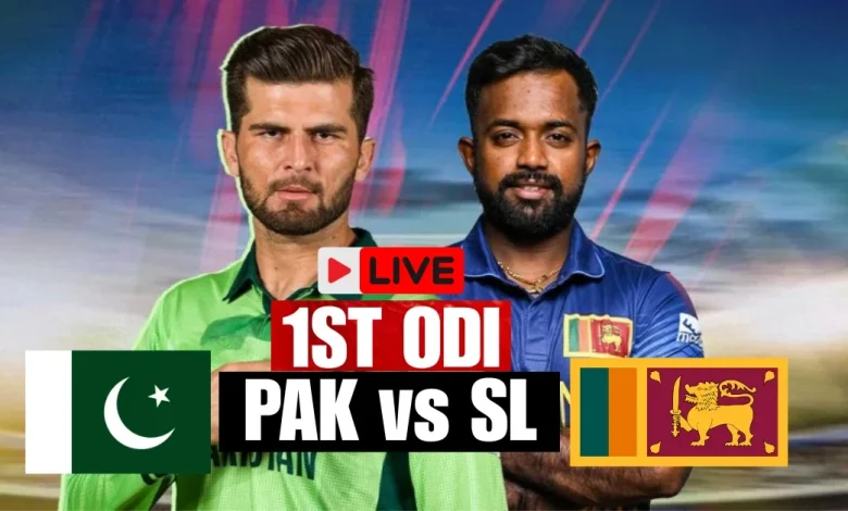 Pakistan vs Sri Lanka 1st ODI Match Live Score & Streaming Details: Sri Lanka Needs 300 runs in 300 balls