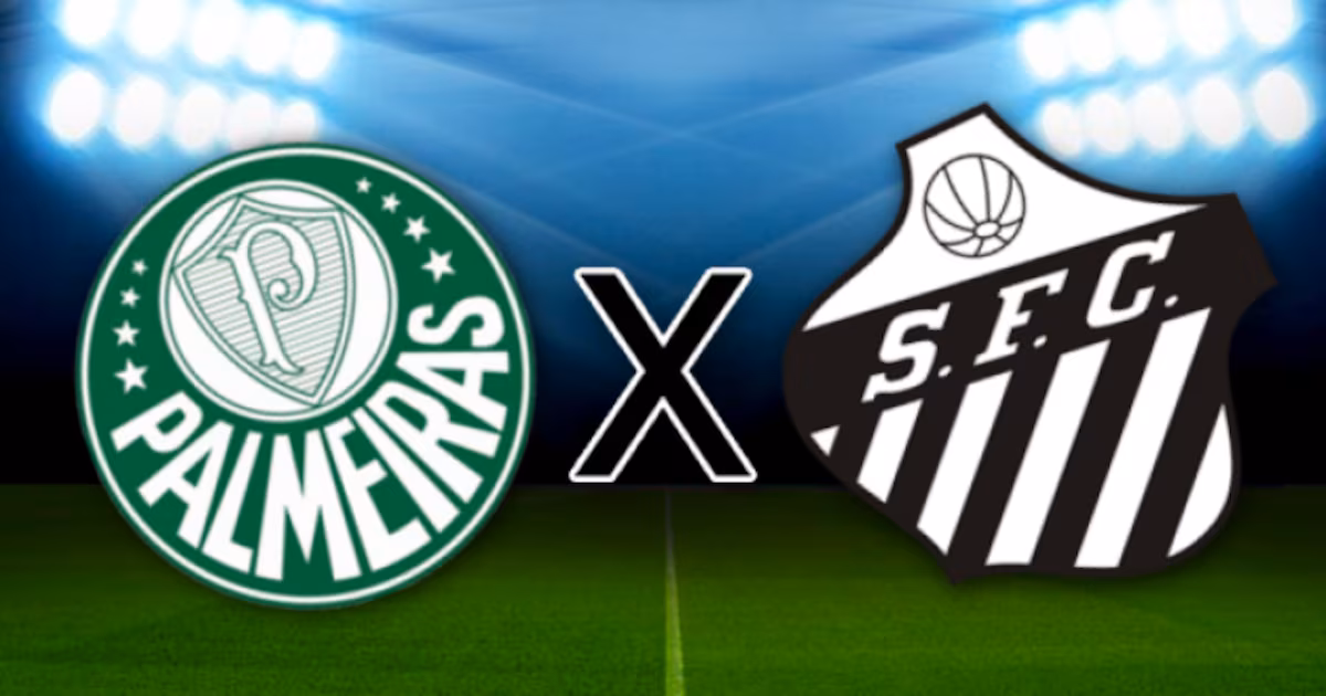 Palmeiras x Santos no Brasileirão: onde assistir ao vivo, horário e escalação