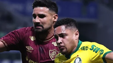 Palmeirenses criticam falta de critério após árbitro punir apenas Vitor Roque em lance polêmico com Ignácio