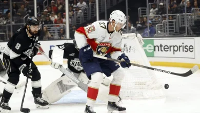 Panthers’ Eetu Luostarinen out after suffering burns from barbecue accident